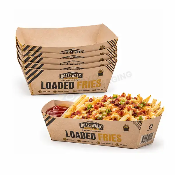custom paper food trays boxes