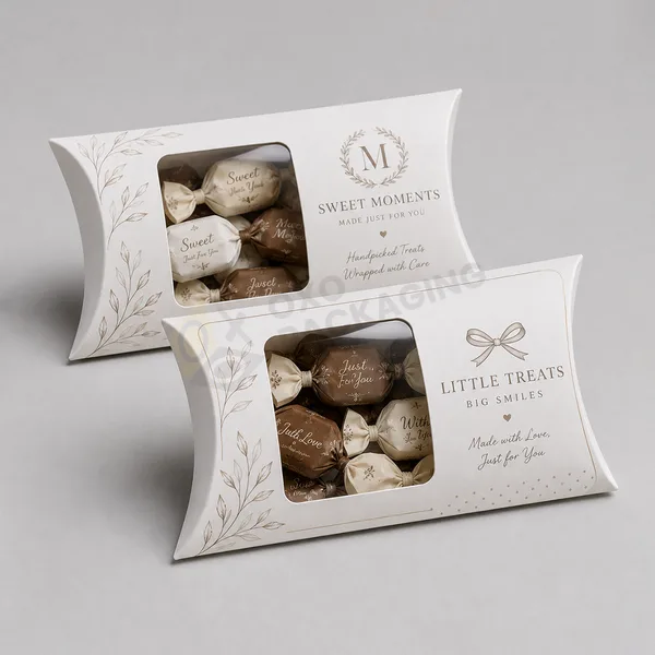 custom pillow white box