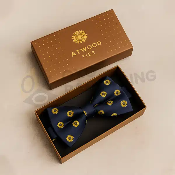 custom printed tie boxes