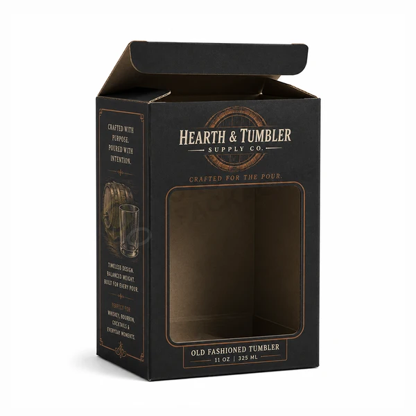 Custom single Custom Glassware Boxes