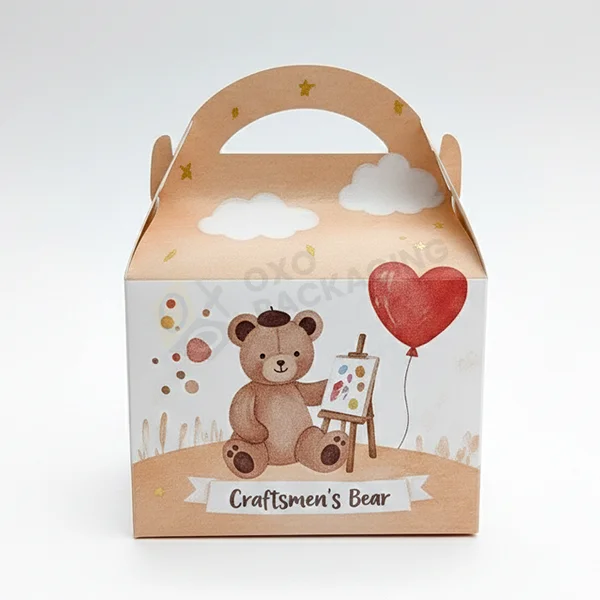 Custom Teddy bear favor boxes