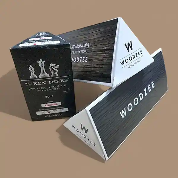 custom triangle packaging boxes