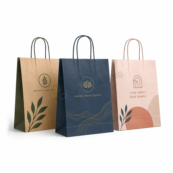 Custom Twisted Handle Paper Bags wholesale
