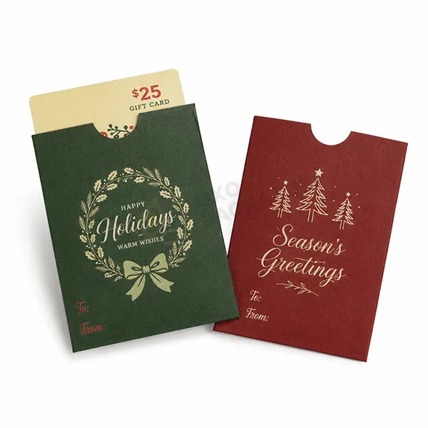 gift card sleeve packaging