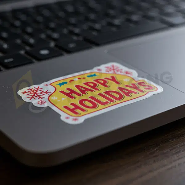 Happy Holiday Sticker Bulk