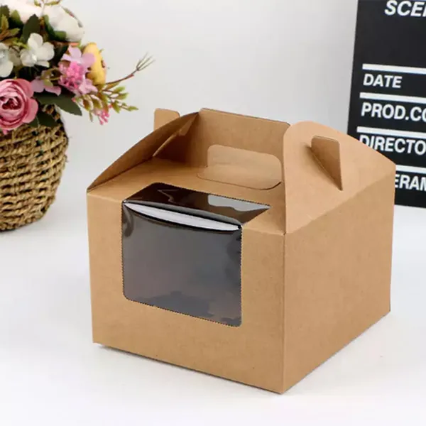 kraft gabl box