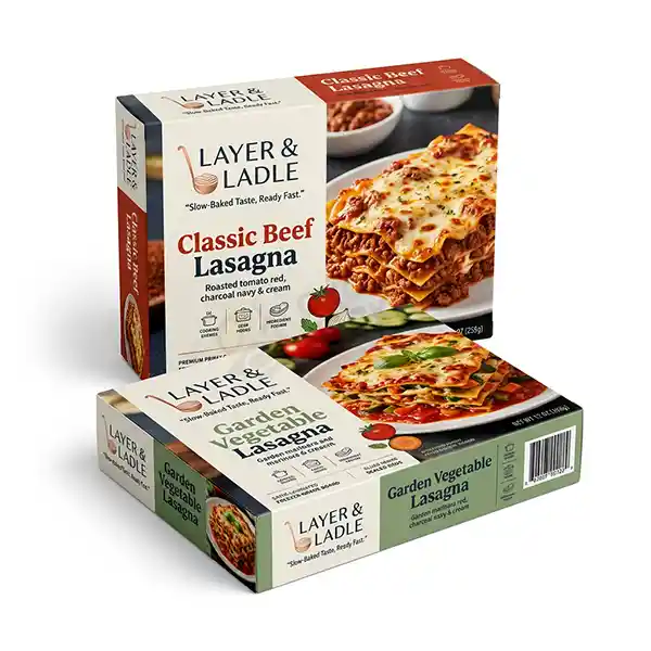 lasagna packaging boxes