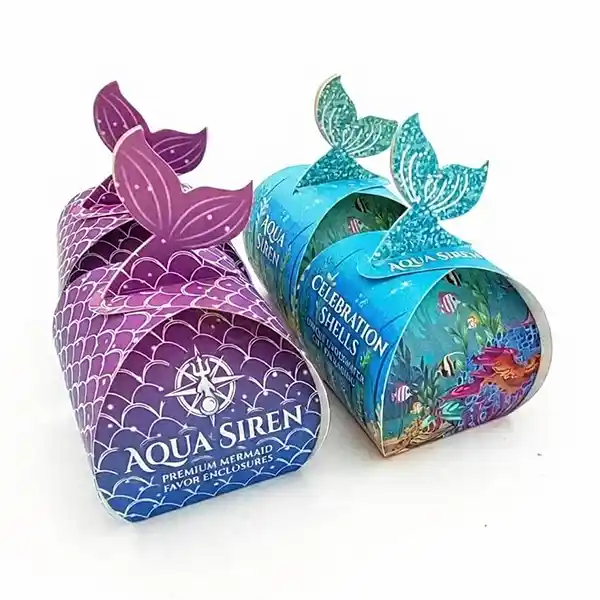 mermaid favor boxes