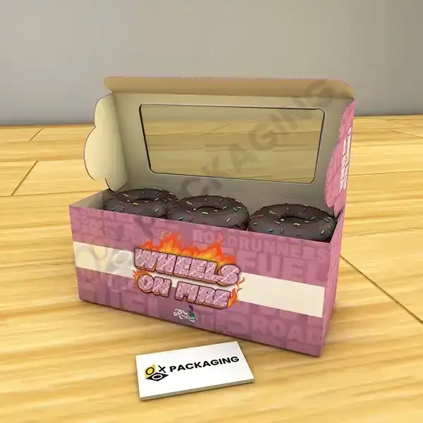 Packaging boxes for donut