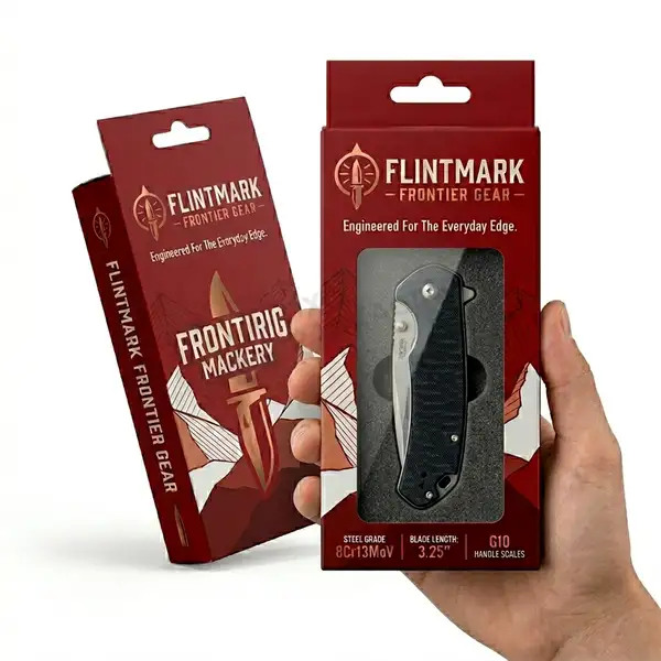 personalized pocket knife packaging