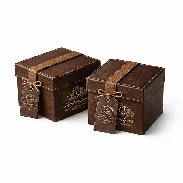premium leather box packaging