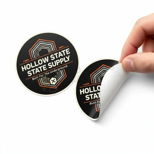 printed circle stickers wholesale