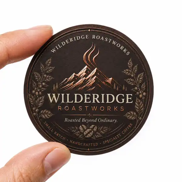 printed circle stickers