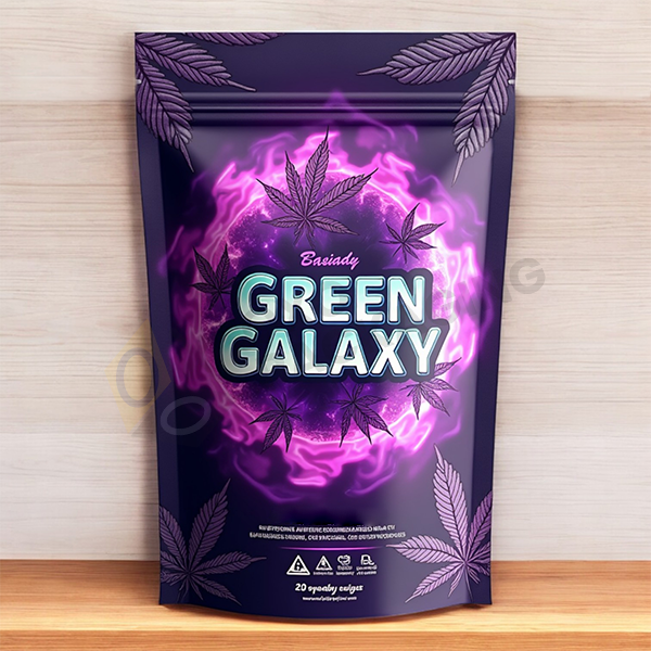 Purple Mylar Bags