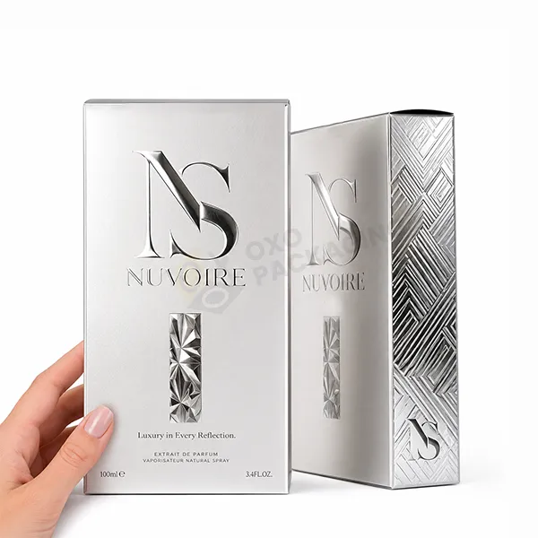 silver foil gift boxes