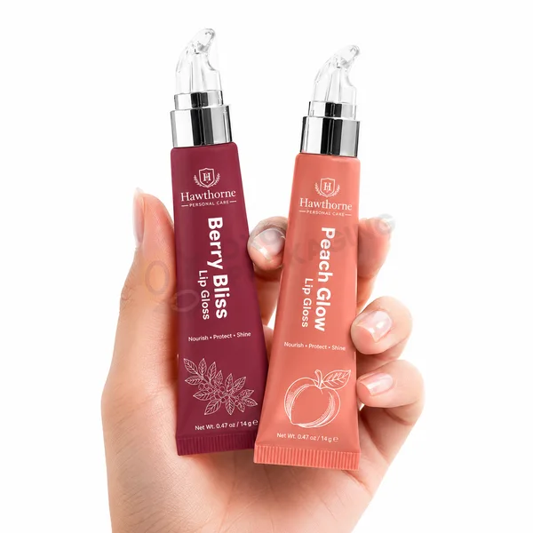 squeeze tube lip gloss