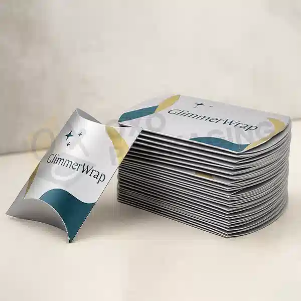 tailored pillow shaped silver boxes