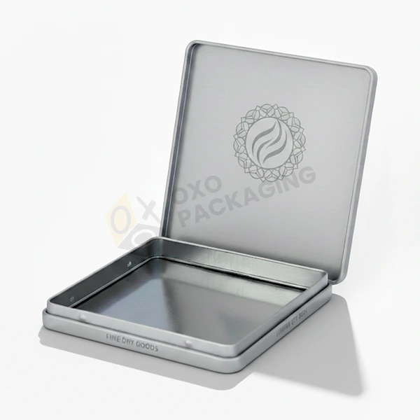 tin box hinged lid
