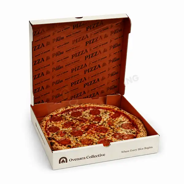 Unique Shaped Pizza Box Packaging