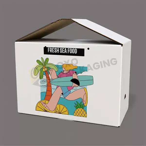 waxed boxes for seafood