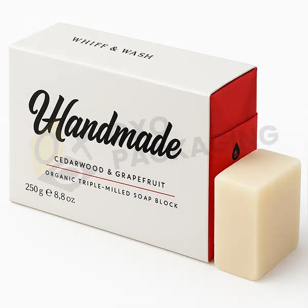white soap boxes