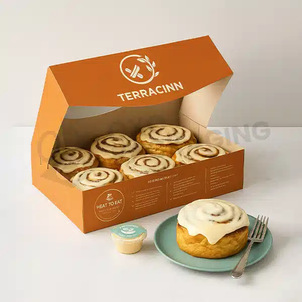 Custom Cinnamon Roll Packaging Wholesale