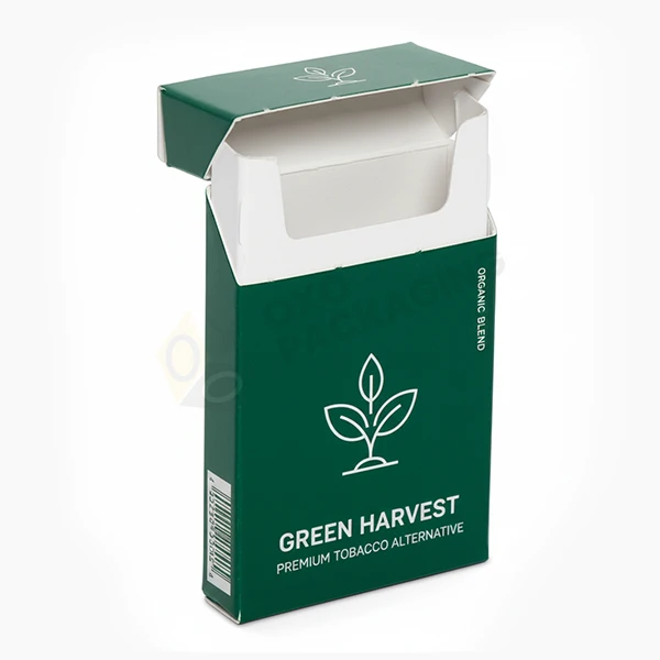 Custom Empty Paper Flip Top Cigarette Boxes