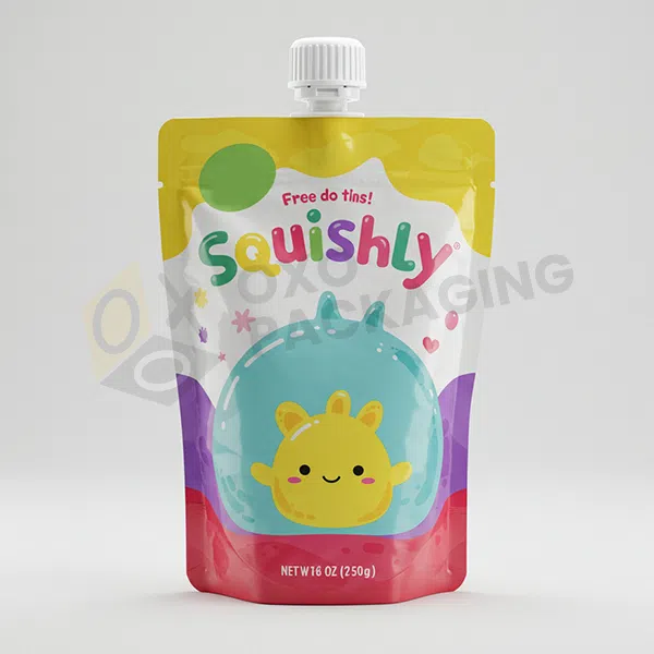 Custom Squeeze Pouch Packaging Box
