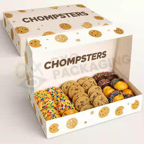 Custom White Cookie Box