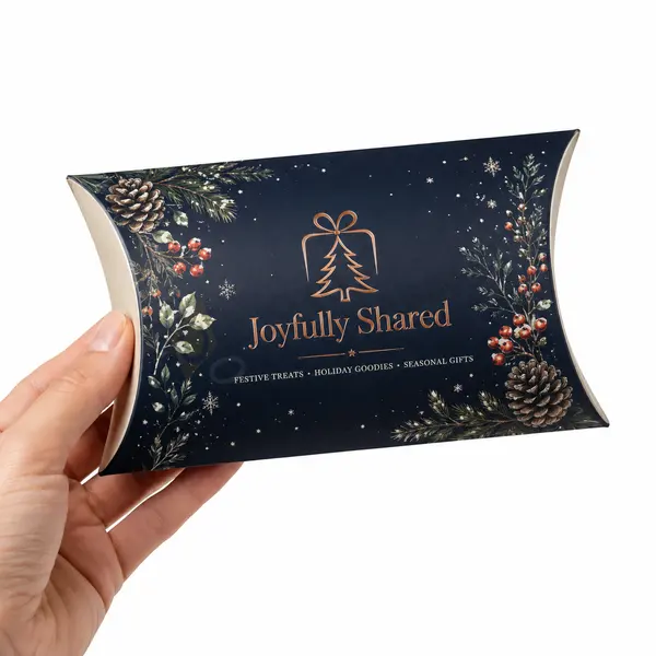 customized christmas pillow boxes