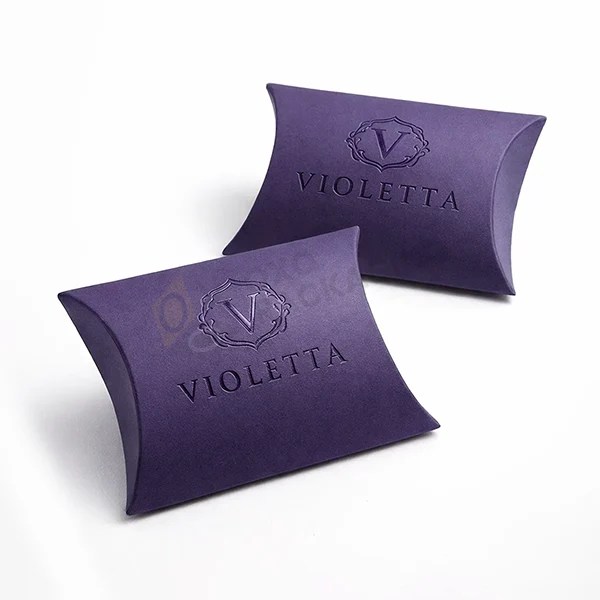 Purple Pillow Boxes